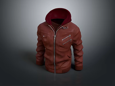 Jacket Leather Jacket Fashion Jacket Casual Jacket Windproof Jacket Windproof Jacket Denim Jacket Men Jacket 3d model