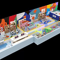 Colorful Indoor Playground Equipment For Children With Slides And Interactive Zones