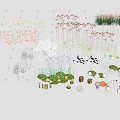 Outdoor Lights With Various Flower Shaped And Globe Designs For Garden Decoration
