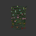 Sturdy Coiled Barbed Wire Roll For Security Fencing And Perimeter Protection