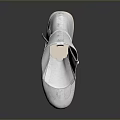 White High Top Sneakers With Sleek Design Laces And Reflective Finish