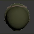 Military Green Helmet With Adjustable Strap Buckle And Durable Protection Design
