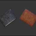 Modern Leather Ottomans Gray And Brown With Wooden Legs Stitched Details And Rivet Accents