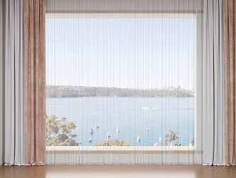 Modern Curtain Window Screen Curtain Pleated Blinds Venetian Blinds Window Screen Fabric Yarn 3d model