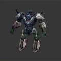 Modern Mech Warrior Mech Soldier Machine Battleguard Mechanical Battleguard 3d model