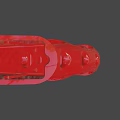 3D Printed Red Human Organ Scaffold With Porous Biomedical Structure Design