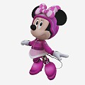 Modern Disney Minnie Cartoon Characters 3d model