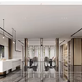 Modern Front Desk Company Front Desk 3d model