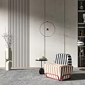 Modern Single Sofa Single Chair 3d model