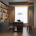 Modern Living Dining Room Interior Design With Venetian Blinds And Sofa Coffee Table