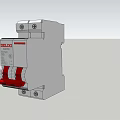 Modern switch distribution box 3d model