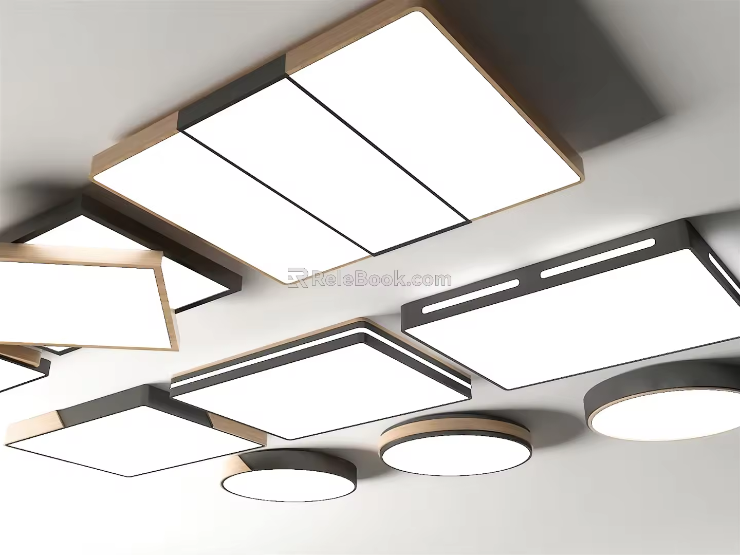 Modern Ceiling Lamp Metal Ceiling Lamp Simple Minimalist Ceiling Lamp Ceiling Lamp Combination 3d model