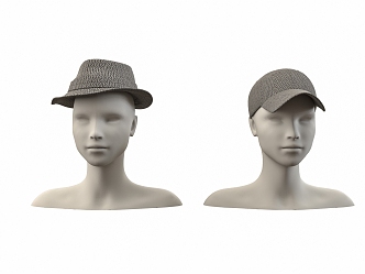 Modern hat 3d model