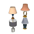 Jane European Special-shaped Table Lamp Table Lamp 3d model