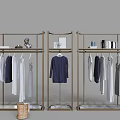 Modern hanger props 3d model