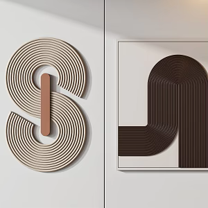Modern Wall Decoration 3d model