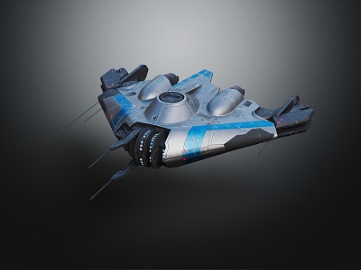 Modern fighter sci-fighter space fighter 3d model