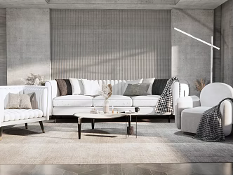 Modern Sofa Coffee Table Combination Sofa Coffee Table 3d model