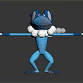 Frog Poison Frog Game Frog Reptile Cold Blooded Animal Reptile 3d model