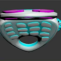 Modern Calculator Electronic Calculator Casio Calculator 3d model