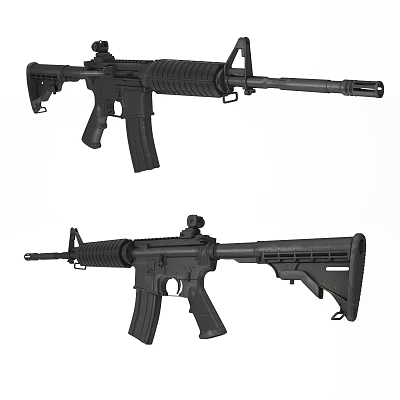 modern rifle 3d model modern rifle 3d model