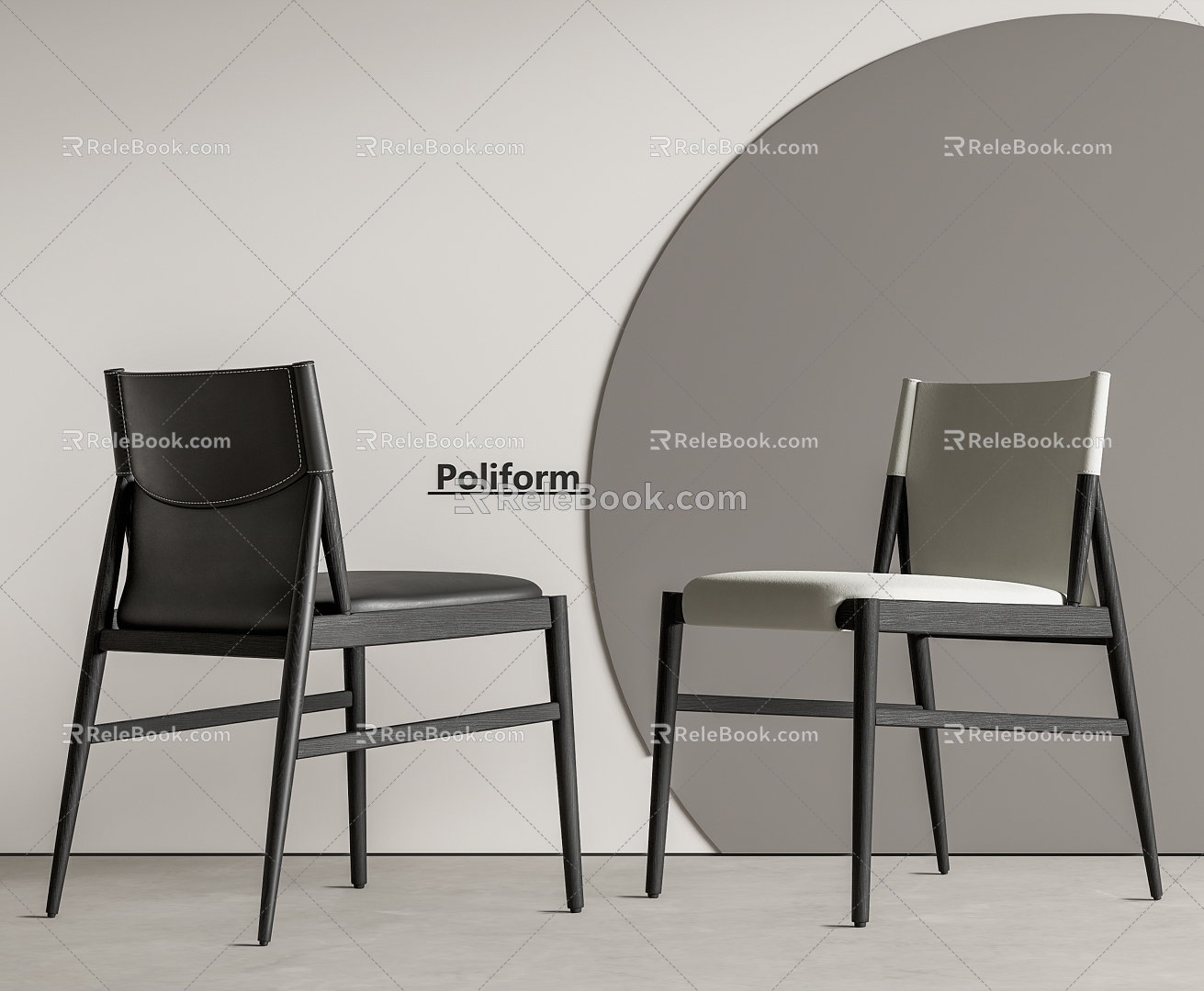 Poliform Dining Chair 3d model