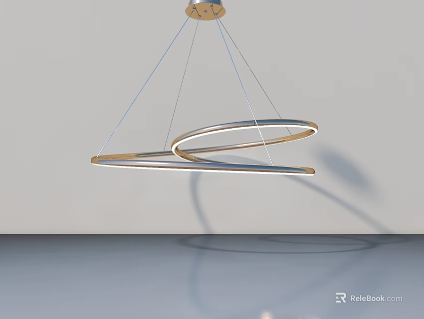 Modern Swing Door Interior Design With Metal Frame And Light Wall 3d model