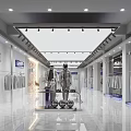 Spacious Modern Clothing Store Interior With Hanging Clothes Mannequins And Display Racks