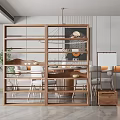 New Chinese Partition Storage Rack Partition 3d model