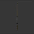 Traditional Japanese Katana With Ornate Gold Blue Hilt Scabbard And Sharp Metallic Blade