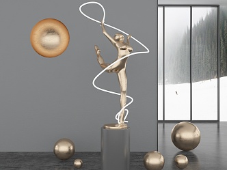 Modern Sculpture 3d model