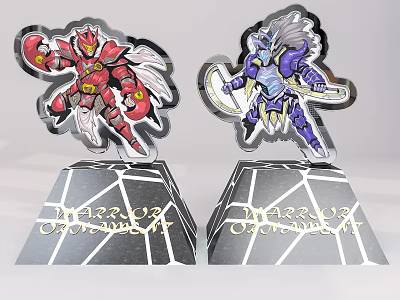 Modern ornaments home decoration beautiful Chen ornaments 3d model