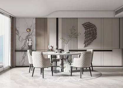 Modern Restaurant Home Restaurant 3d model