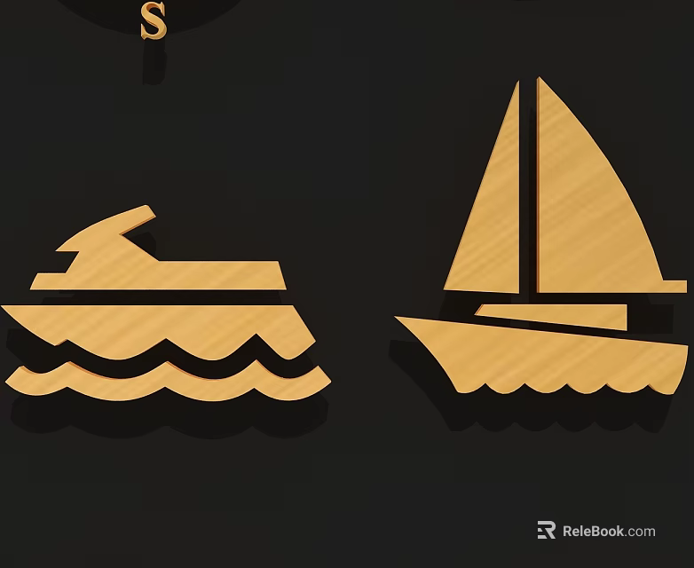 Modern Hinged Door With Wooden Structure For Interior Home Decoration 3d model