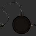 Stainless Steel Household Electric Kettle With Base Red Button Power Cord And Modern Design