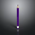 Purple Pencil with White Tip for Writing and Drawing Stationery Supplies