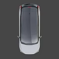 Nissan Leaf White Electric Car With Sleek Exterior Design And Alloy Wheels