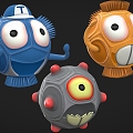 Cartoon Blood Cell Cartoon Cell Cartoon Characters Cartoon Characters Cell Game Characters 3d model