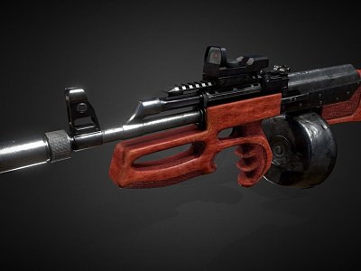 Bulldog AK Rifle 3d model