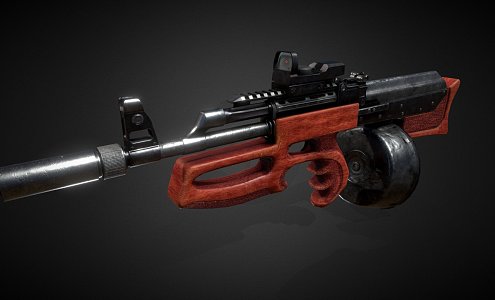 Bulldog AK Rifle 3d model