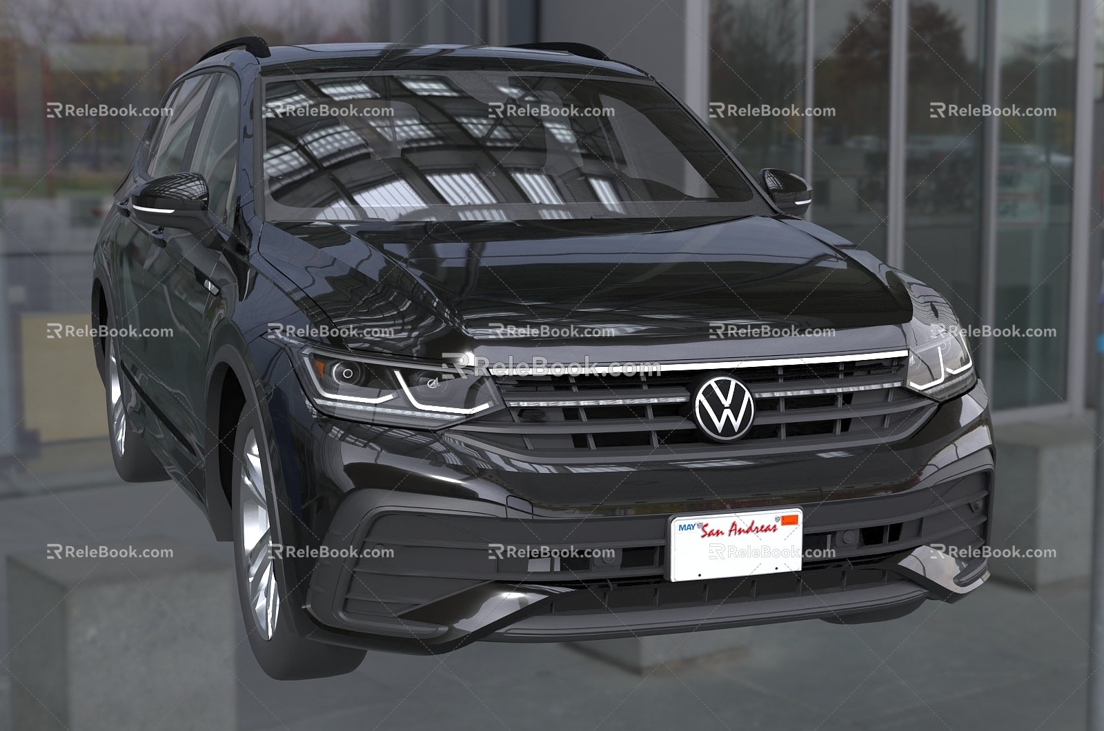 Hyundai Volkswagen Tiguan R car 3d model