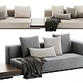 Minotti HORIZONTE Modern Multiplayer Sofa 3d model