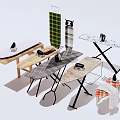 Various Ironing Boards With Different Materials And Patterns For Home Use