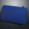 Stylish Blue Leather Clutch Bag With Zipper For Women's Fashion Accessories