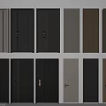 Modern Hinged Doors In Various Colors And Wood Metal Finishes For Home Interior Design