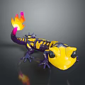 Lizard Anime Lizard Chameleon Cartoon Lizard Reptile Cold Blooded Animal Reptile Class 3d model