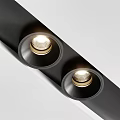 Modern Design Downlights And Spotlights With Sleek Black Body And Easy Installation For Home Lighting