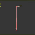 Modern Outdoor Street Light With Aluminum Pole And Energy Efficient LED Fixture