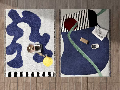 modern square carpet carpet 3d model modern square carpet carpet 3d model