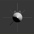 ORTUS Missile Design Featuring Blue Stripes And Red Emblem On Gray Body